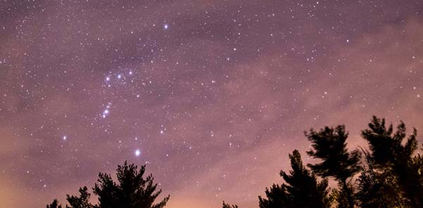 Orion star constellation