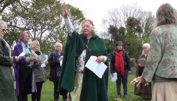 Druid ceremony in Ireland