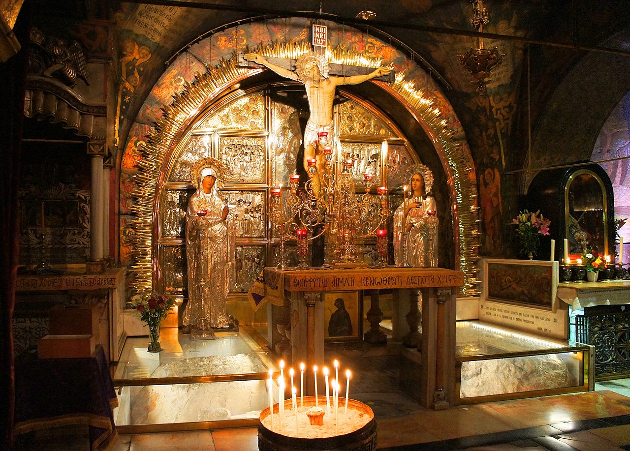 Interior of Church of Holy Sepulchre, Jerusalem