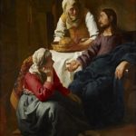 Vermeer painting of Mary and Martha
