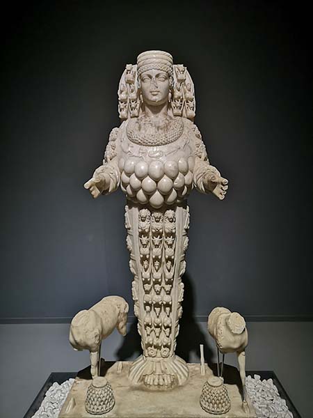 statue of Artemis in Ephesus, Turkey