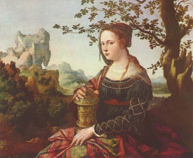 painting of Mary Magdalene by Jan van Scorel