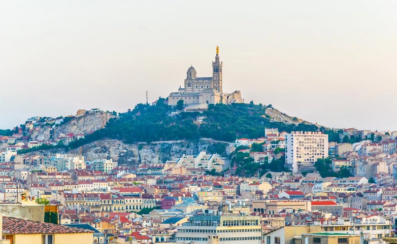 Marseilles city view