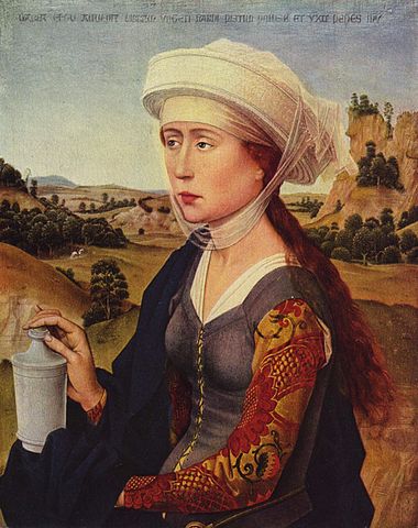 Mary Magdalene portrait painting by Rogier van der Weyden