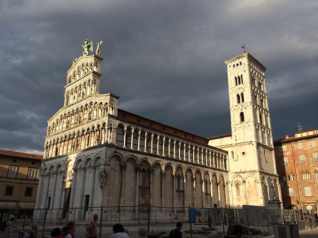 Cathedral in Lucca, Italy