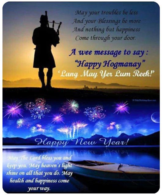 Scottish New Year's blessing