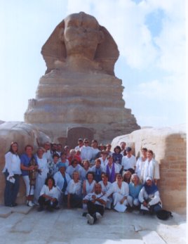 sphinx_group-nov2005 Egypt tour Sphinx