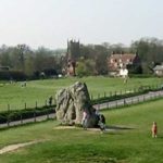 Avebury stone circles in Wiltshire, UK