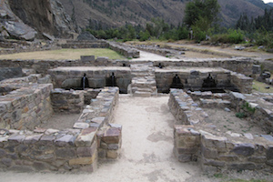 baths at ollantaytambo