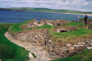 Skara Brae ancient ruins