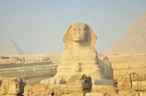 Sphinx and pyramids on Egypt tour